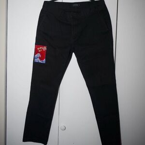 Doomsday Clothing Co. Chinos with patches! Size 36